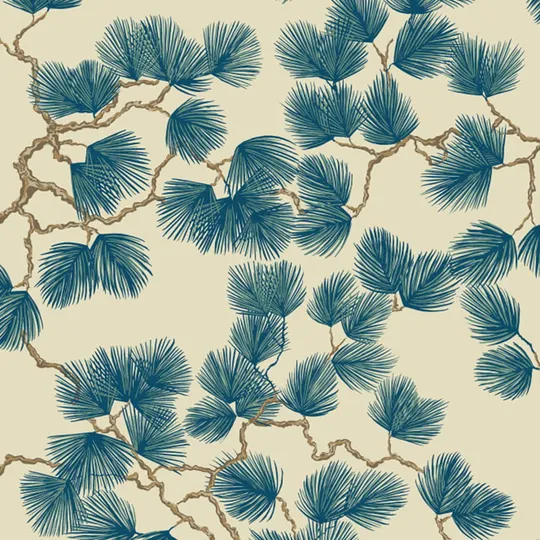 Sandberg Pine Tapete - Blue