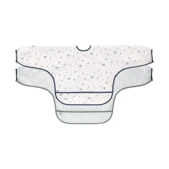 Lassig Long sleeve Bib 2st ass. Garden Exlporer Bo