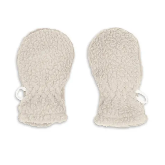 Lodger Fäustlinge - Teddy Fleece - Birch - 0-12 Monate