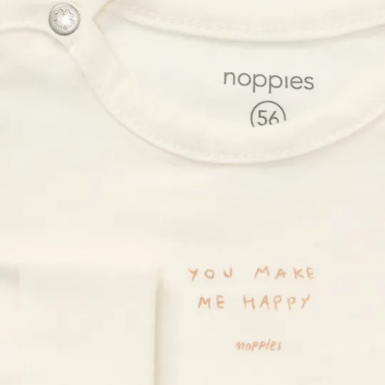 Noppies Neisse Shirt Met Lange Mouwen - Egret