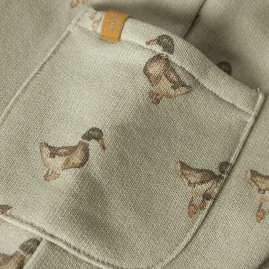 Lil' Atelier Moss Gray Latzhose - Größe 68 - Grün