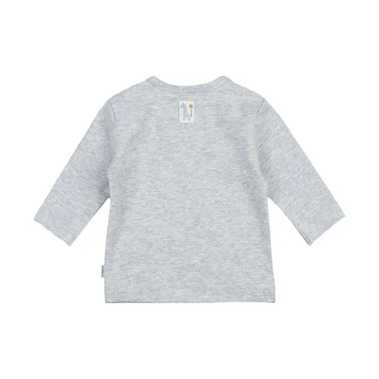 Feetje Hello Sunshine T-Shirt Langarm Grey Melange Gr. 62