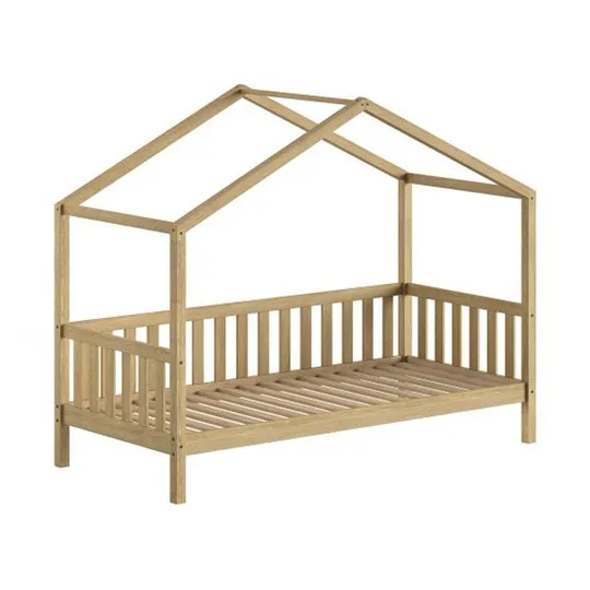 Vipack Nature Huisbed Met Hekje 90 X 200 Cm Eik