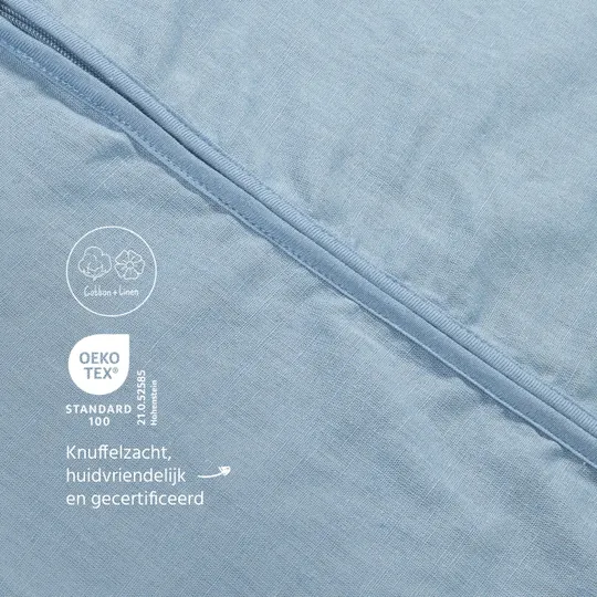 Meyco Studio Jumper ungefüttert, Leinen - Jeans Blue - 92 cm