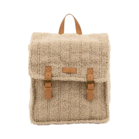 Nanami Boucle Rucksack - Natur