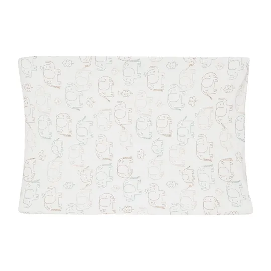 Jollein Wickelunterlagenbezug - Jersey - 50 x 70 cm - Elephant Tales