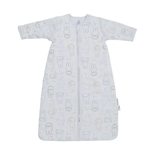 Jollein Miffy Moments Schlafsack mit abnehmbaren Ärmeln – 110 cm - Cloudy Blue