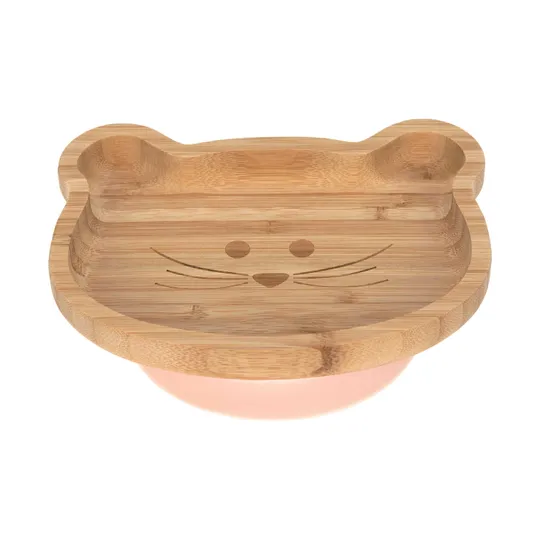 Lässig Little Chums Bamboo Teller Maus