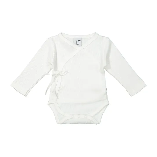 Klein Baby Wickelbody - Langarm - Gr. 44 - Off White