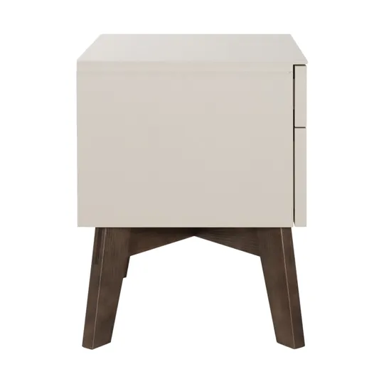 Kidsmill Sixties Nachttisch Oatmeal / Walnut