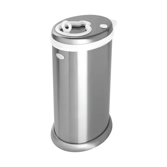 Ubbi Windeleimer Metall Silber