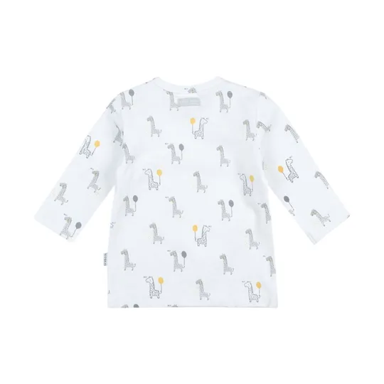 Feetje AOP Giraffe T-Shirt Langarm Weiß Gr. 44