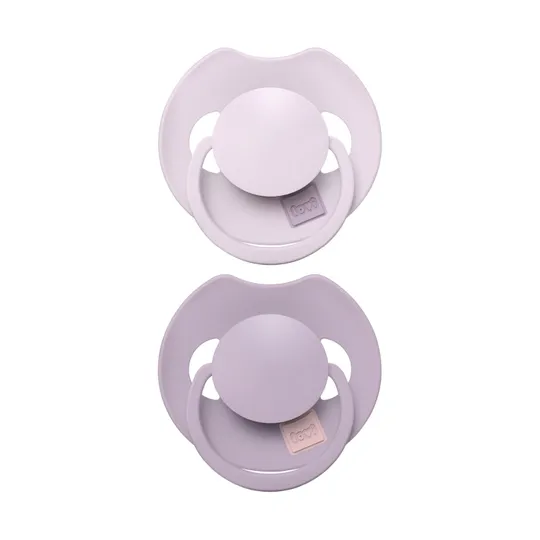 Difrax Dynamic Lovi Prime Schnuller – 0-6M – 2 Stk. - Lila/Violett