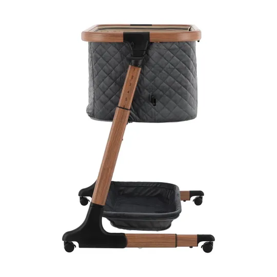 Qute Q-Wiggle Electric Co-Sleeper Antra - Walnut