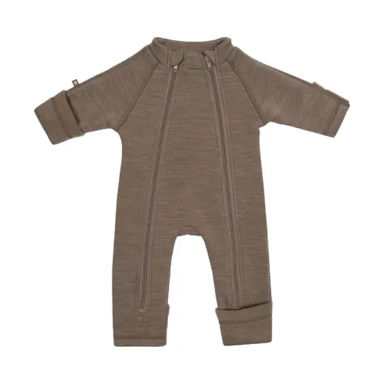 Smallstuff Jumpsuit - Wolle - Gr. 68 / 74 - Nature