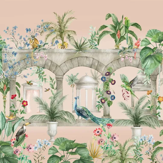 Creative Lab Amsterdam Floral Arches Fototapete – 292,2 x 280 cm