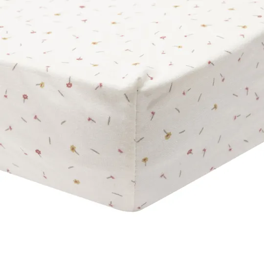 Jollein Spannbettlaken – Jersey – Pretty Picnic – 60 x 120 cm