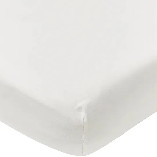 Meyco Spannbettlaken aus gewebter Baumwolle - 70 x 150 cm - Weiß