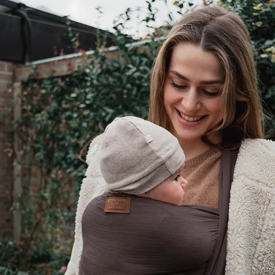 ByKay Woven Wrap Deluxe Muslin - Dusty Brown - Größe 6