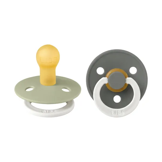 BiBs Glow In The Dark Fopspeen - Rond - 2 Stuks
