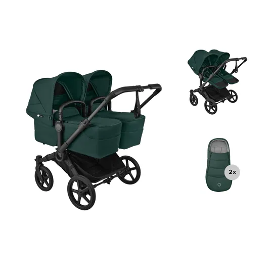 Bugaboo Donkey 6 Zwillingskinderwagen - Essentiële Bundel