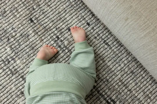 Feetje Waffel Pyjama Green Melange Gr. 86
