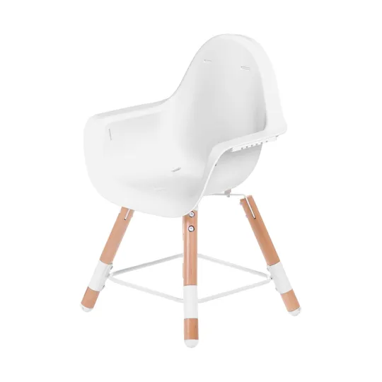 Childhome Evolu 2-in-1-Kinderstuhl Natur/ Weiß