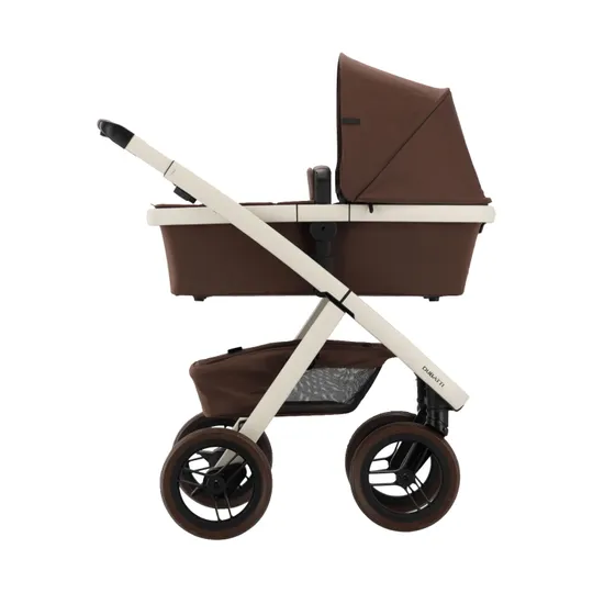 Dubatti Two E2 Kinderwagen 2-in-1 - Chalk-Brown