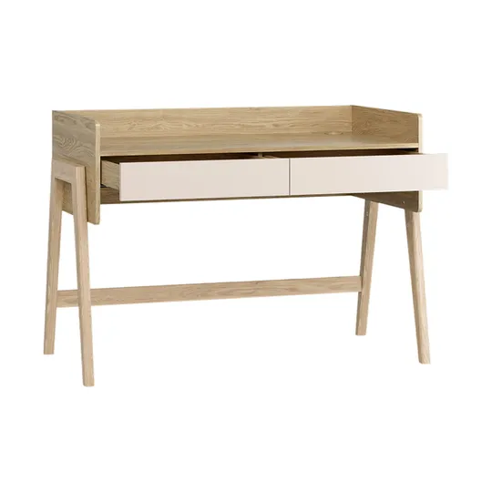 VOX Muve Höhenverstellbarer Schreibtisch – 120 cm – Oak - Sand Beige