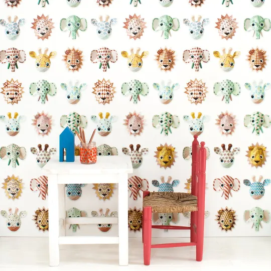 Studio Ditte Tapete Wilde Tiere 