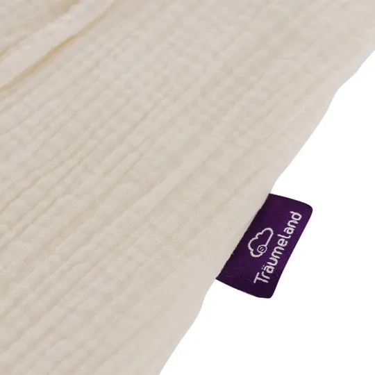 Träumeland Liebmich Sommerschlafsack - 60 cm - Musselin - Beige