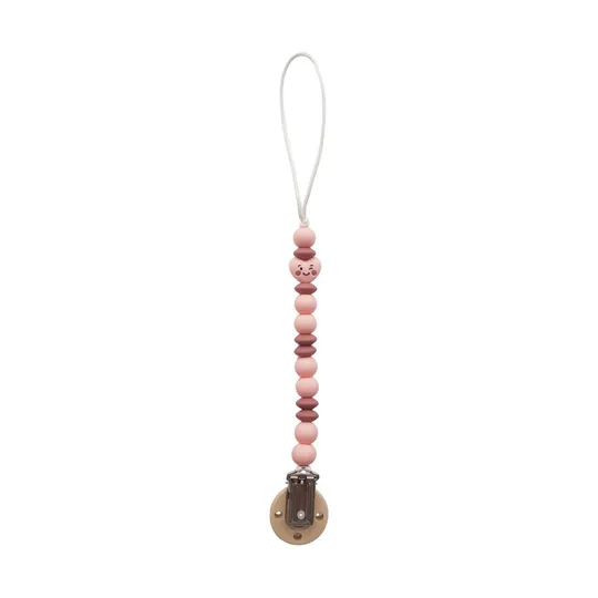 Chewies & More Schnullerkette - Chewie Clip Sweet Heart - Pink