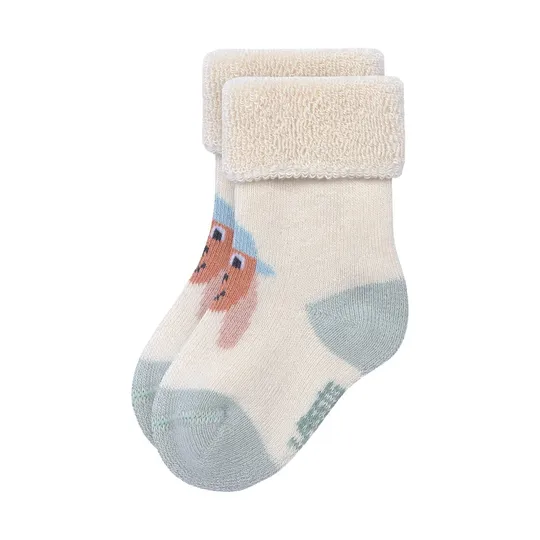 Lässig Frotteesocken GOTS 3er-Pack – Dog– Größe 12-14