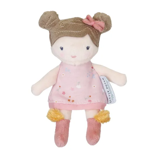 Little Dutch Little Pink Flowers Kuschelpuppe - Rosa - 10 cm