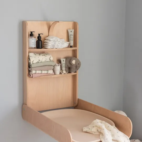 Sebra Wall Moun. Changing Table, Wood
