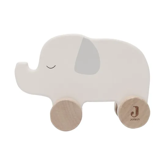 Jollein Jungle Jambo Holz-Elefant auf Rädern