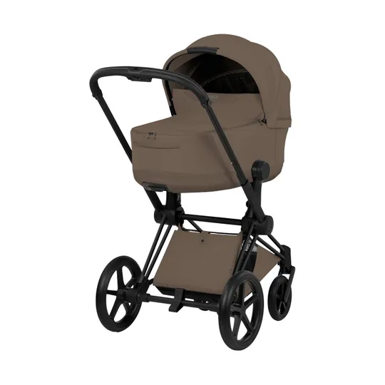 Cybex Priam 5 Comfort Kinderwagen Bundle – Matt Black/Coconut Brown