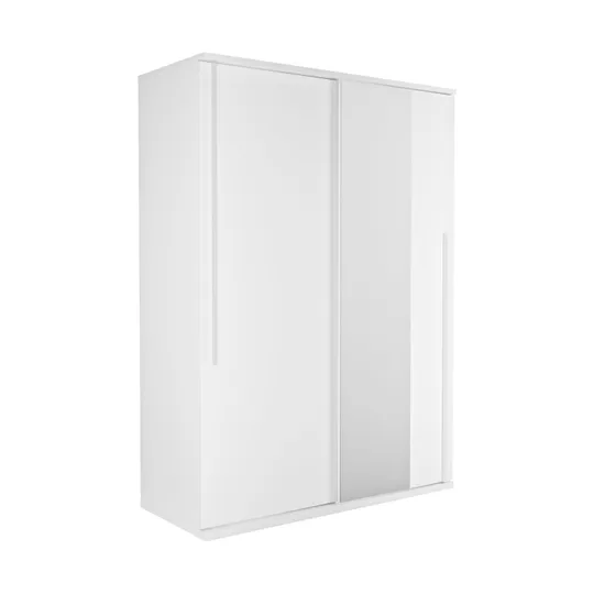 Gautier Dimix Kleiderschrank – 2 Schiebetüren – Weiß