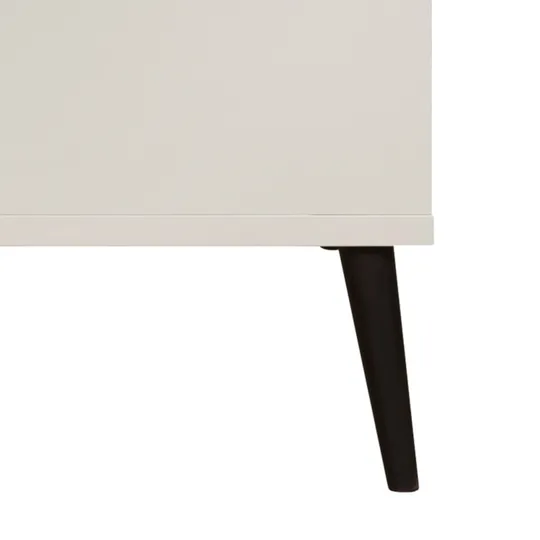 Europe Baby Sterre Babyzimmer Oatmeal / Schwarz | Bett 60 x 120 + Kommode + Schrank 2-türig