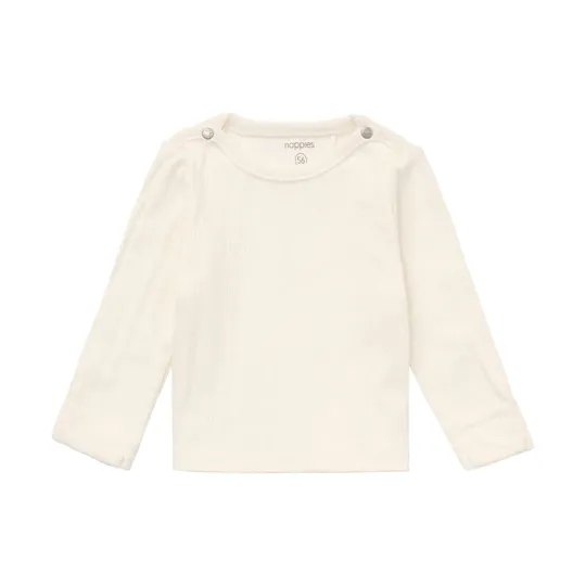 Noppies Langarmshirt – Größe 50 – Egret