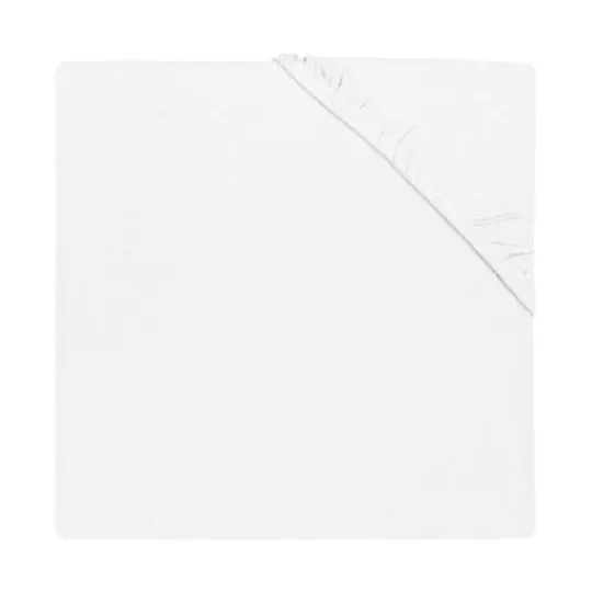 Puck Molton Spannbettlaken - White - 50x90 cm