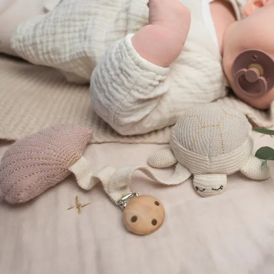 Baby Bello Tily The Turtle Kinderwagenkette Pink