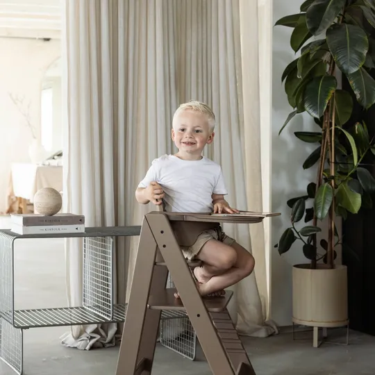 Kidsmill Up! Hochstuhl Buchenholz Inkl. Kunststoff Babyset
