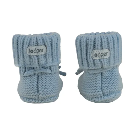 Lodger Hausschuhe - Merino Wool - Blue Fogg - 6-12 Monate