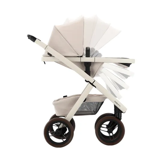 Dubatti Two E2 Kinderwagen 2-in-1 - Chalk-Brown