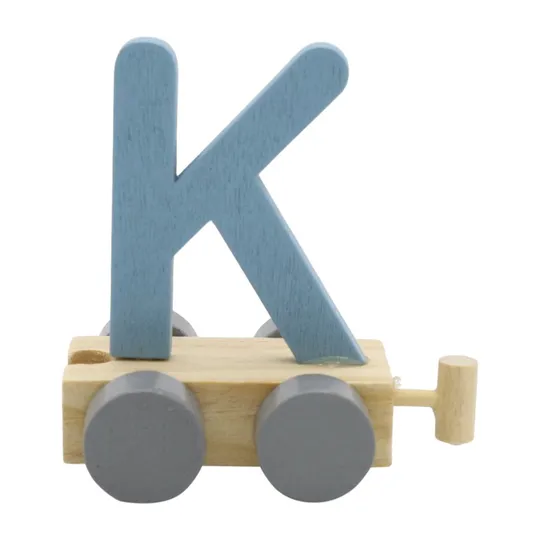 Charl's Toys Buchstabe Zug K Blau