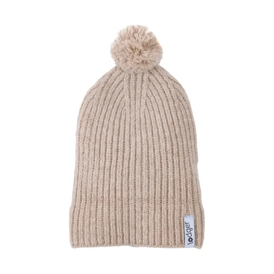 Lodger Mütze – Merinowolle – Beige – 0–3 Monate
