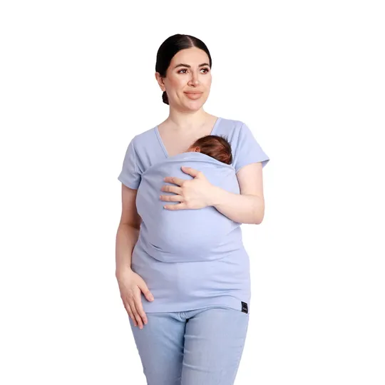 Womboo Beutelshirt - Damen - Größe XL - Hellblau