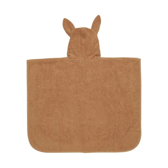 Jollein Badeponcho Ohren - Frottee - Caramel