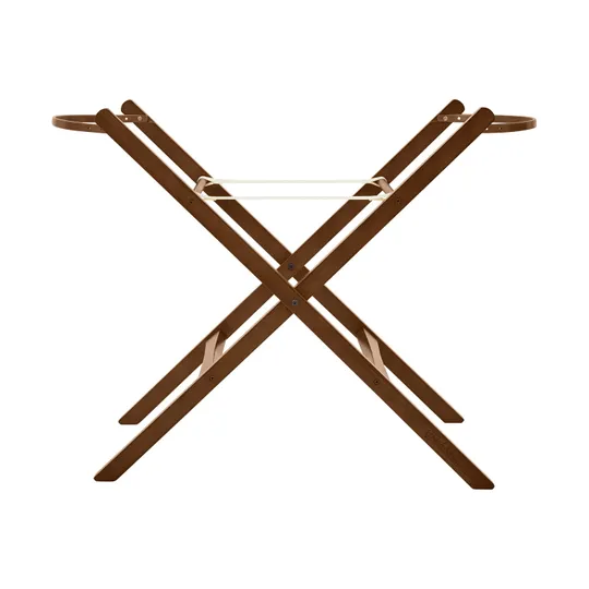 The Little Green Sheep Moses Basket Static Stand - Walnut